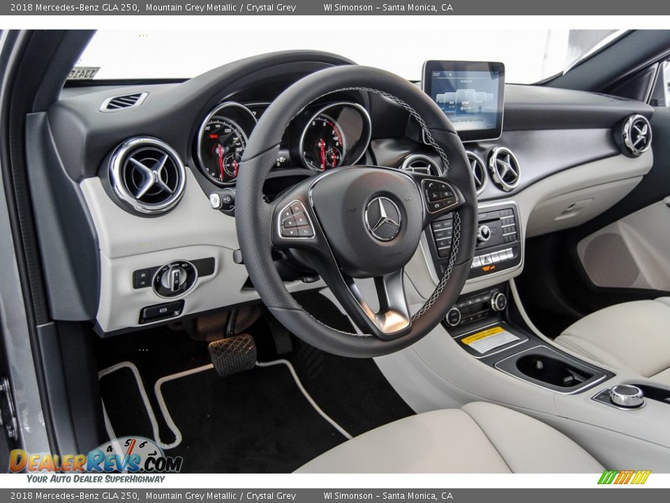 2018 Mercedes-Benz GLA 250 Mountain Grey Metallic / Crystal Grey Photo #6