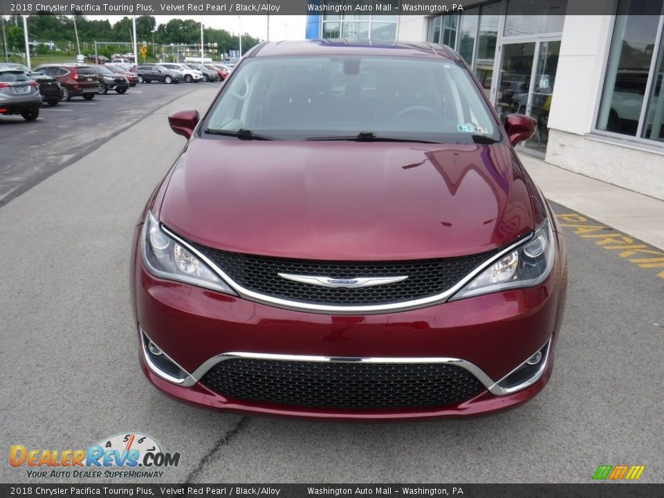 2018 Chrysler Pacifica Touring Plus Velvet Red Pearl / Black/Alloy Photo #5