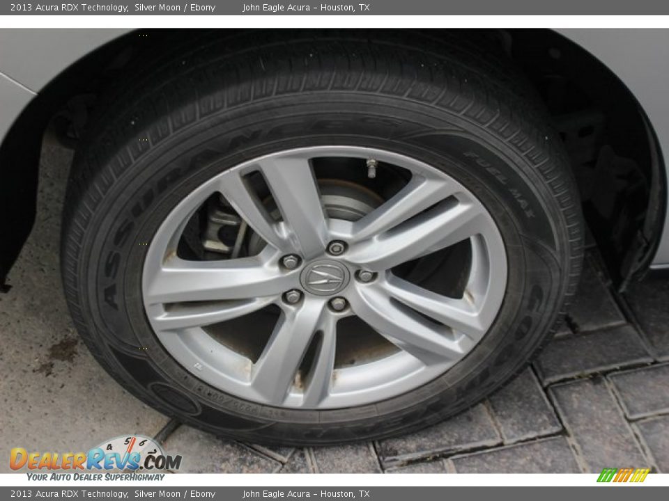 2013 Acura RDX Technology Silver Moon / Ebony Photo #12