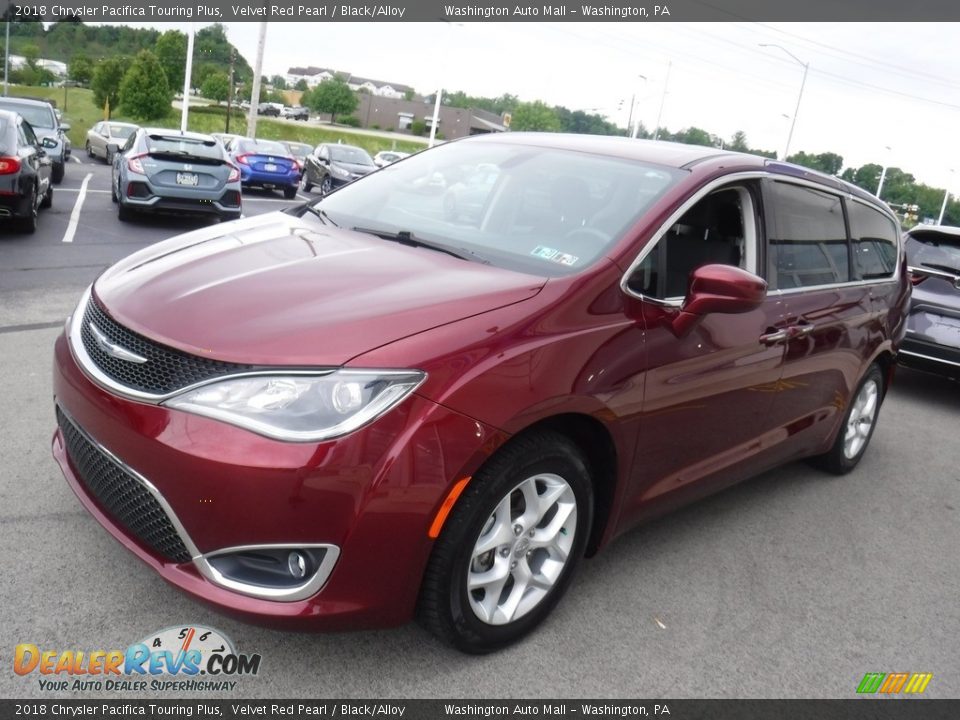 2018 Chrysler Pacifica Touring Plus Velvet Red Pearl / Black/Alloy Photo #6