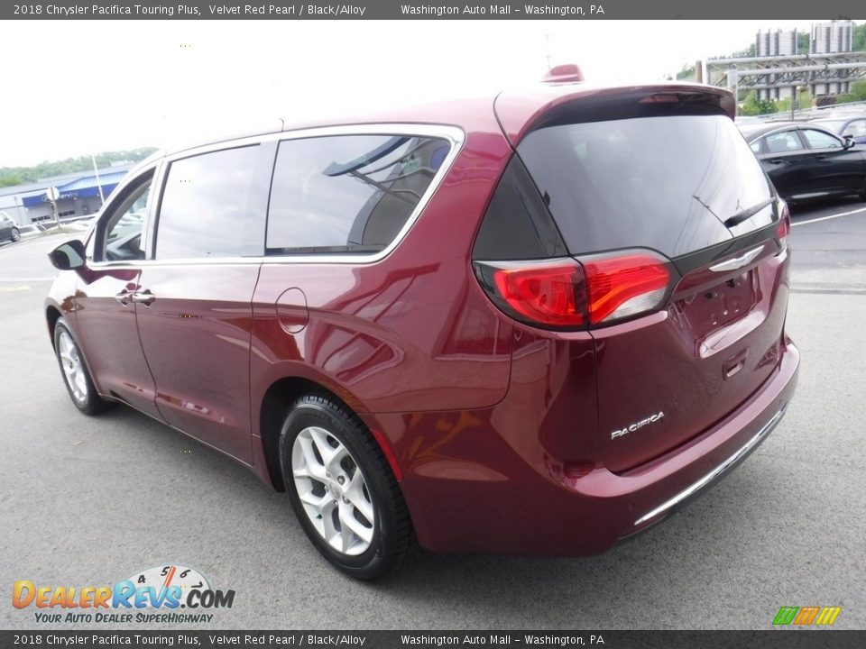 2018 Chrysler Pacifica Touring Plus Velvet Red Pearl / Black/Alloy Photo #8