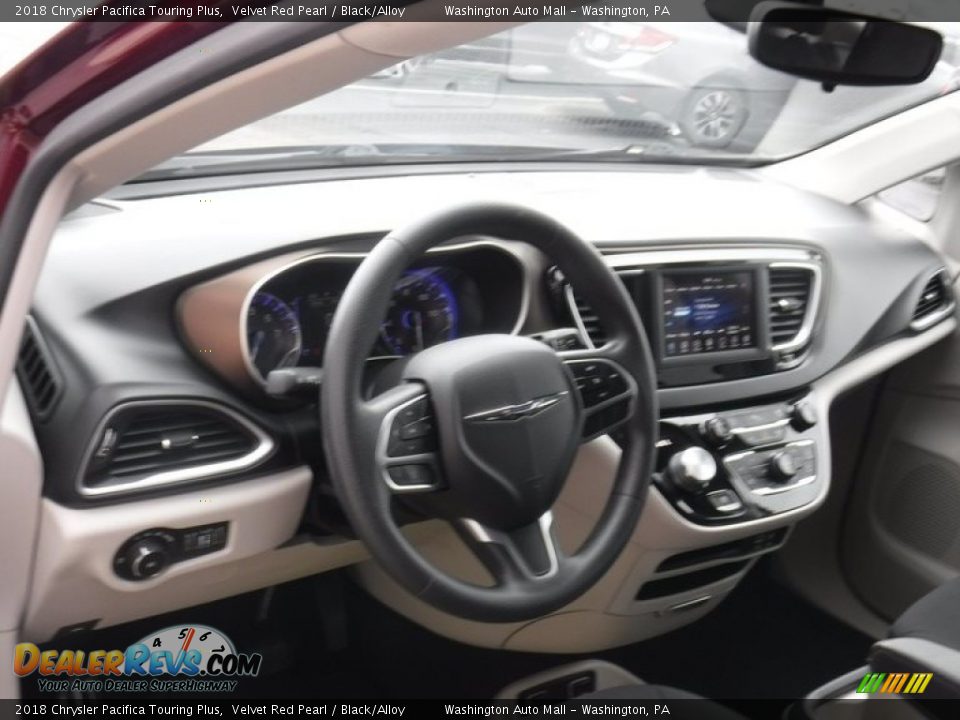 2018 Chrysler Pacifica Touring Plus Velvet Red Pearl / Black/Alloy Photo #11