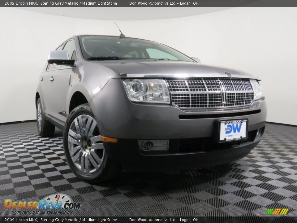 2009 Lincoln MKX Sterling Grey Metallic / Medium Light Stone Photo #1