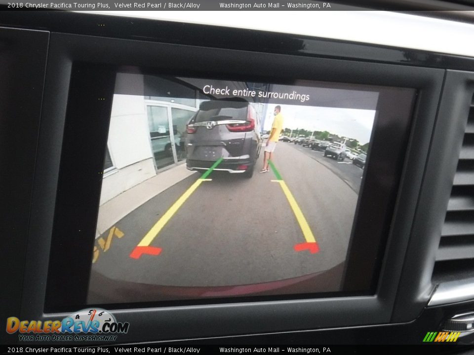 2018 Chrysler Pacifica Touring Plus Velvet Red Pearl / Black/Alloy Photo #17