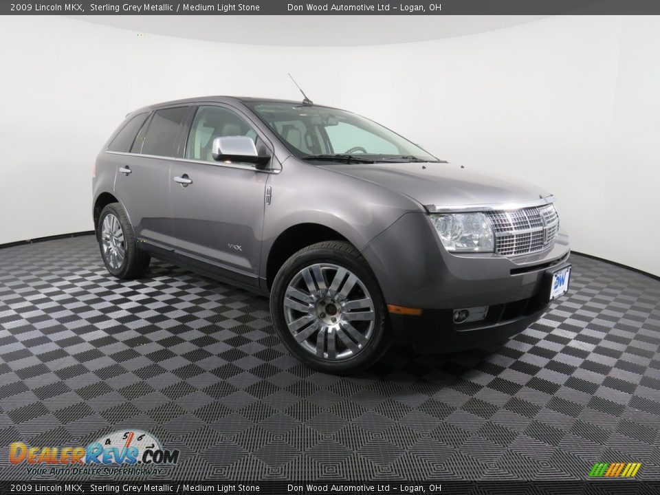 2009 Lincoln MKX Sterling Grey Metallic / Medium Light Stone Photo #3