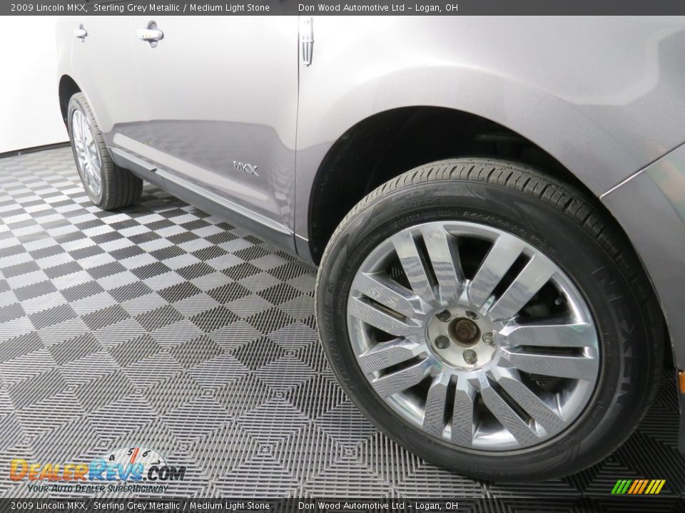 2009 Lincoln MKX Sterling Grey Metallic / Medium Light Stone Photo #4