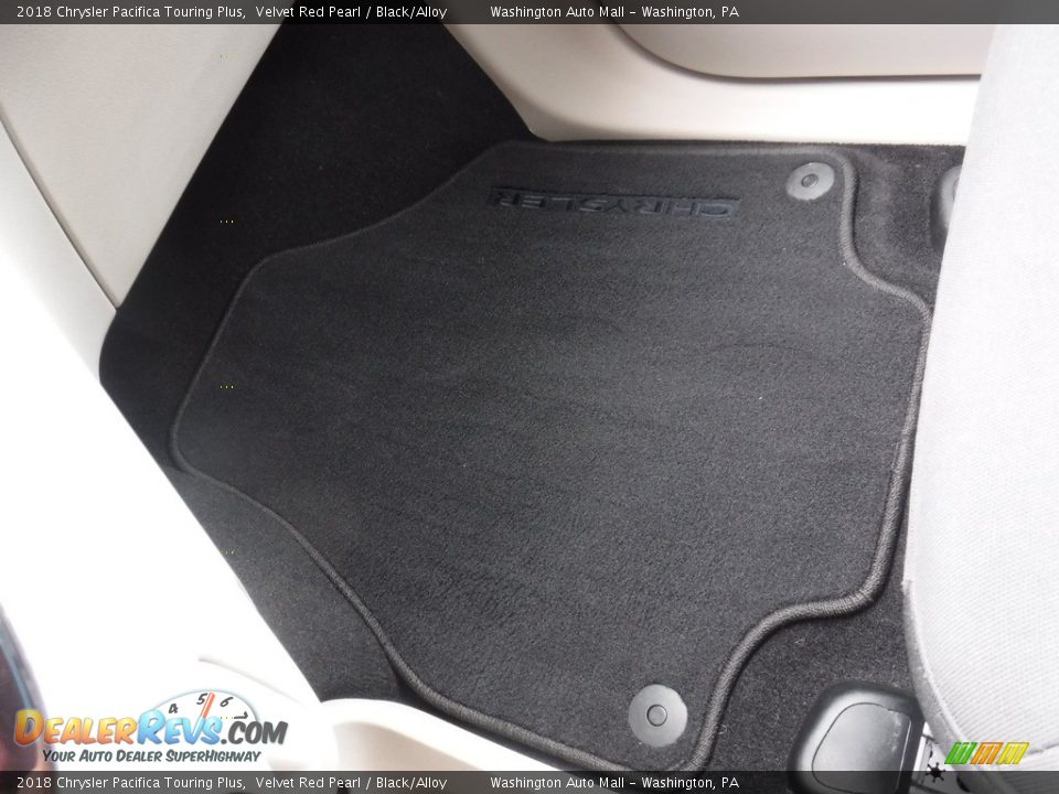 2018 Chrysler Pacifica Touring Plus Velvet Red Pearl / Black/Alloy Photo #22