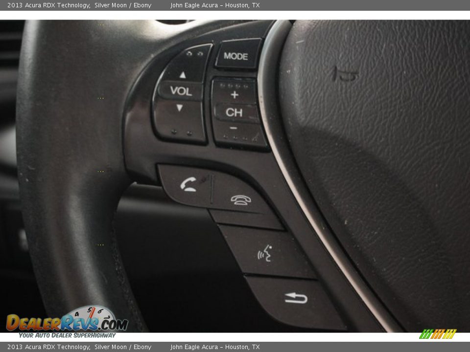2013 Acura RDX Technology Silver Moon / Ebony Photo #33