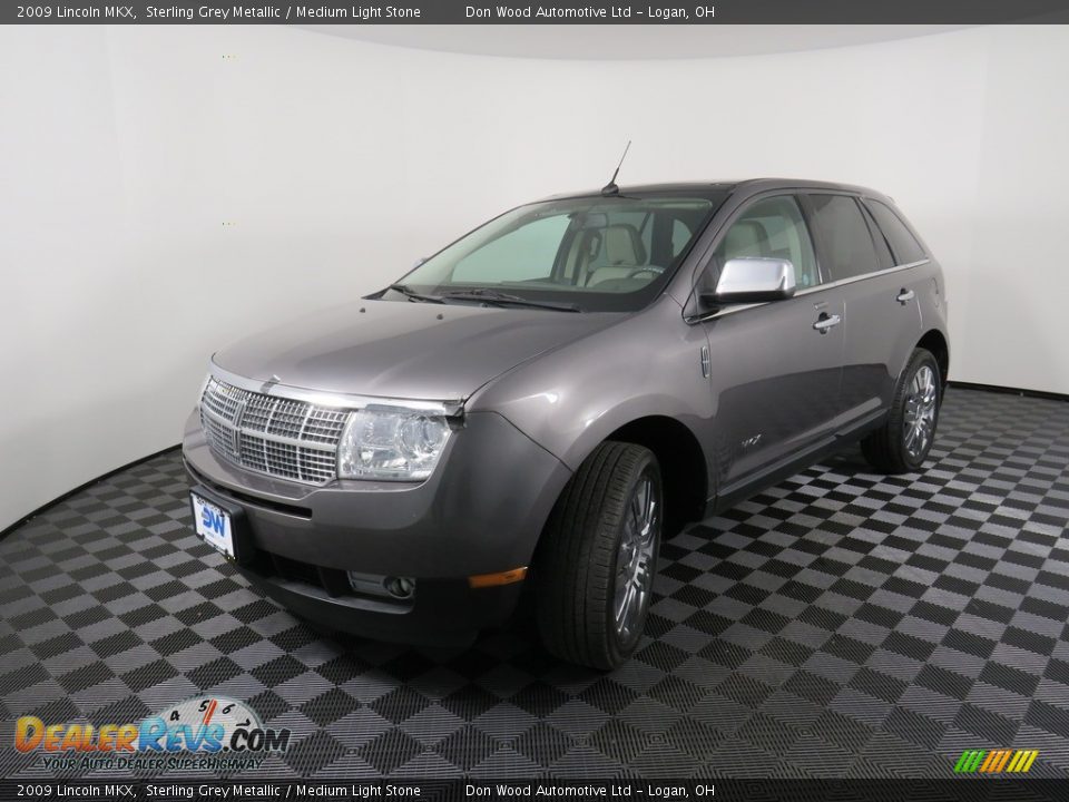 2009 Lincoln MKX Sterling Grey Metallic / Medium Light Stone Photo #8