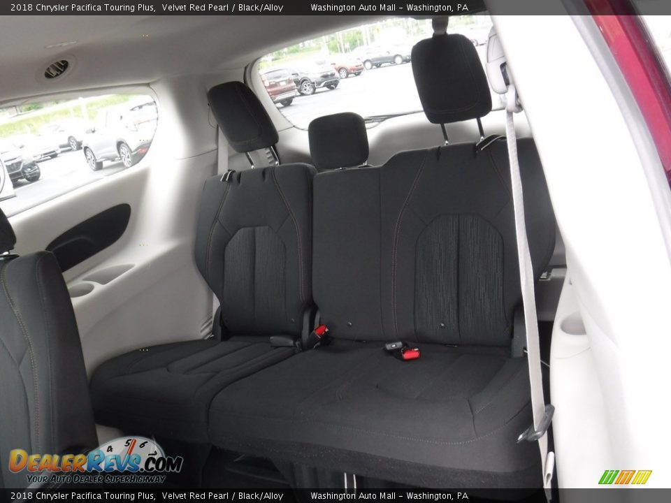 2018 Chrysler Pacifica Touring Plus Velvet Red Pearl / Black/Alloy Photo #24