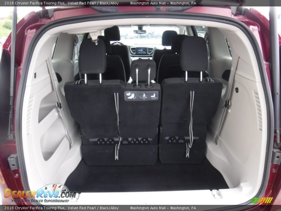 2018 Chrysler Pacifica Touring Plus Velvet Red Pearl / Black/Alloy Photo #25