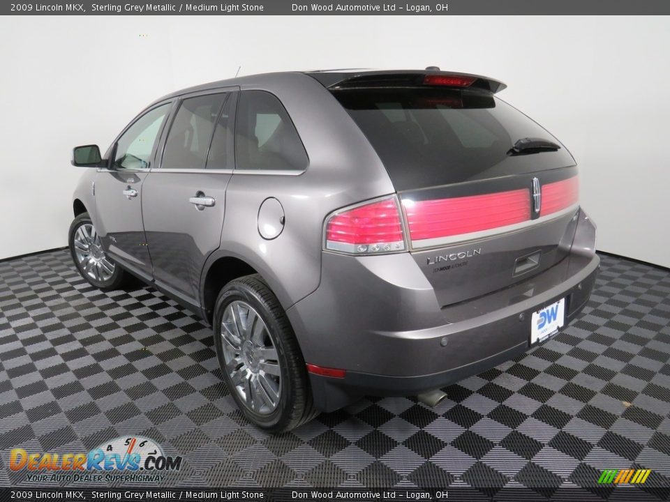 2009 Lincoln MKX Sterling Grey Metallic / Medium Light Stone Photo #12