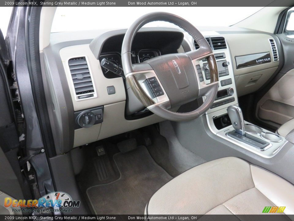 2009 Lincoln MKX Sterling Grey Metallic / Medium Light Stone Photo #30