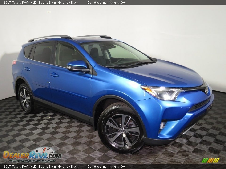 2017 Toyota RAV4 XLE Electric Storm Metallic / Black Photo #2