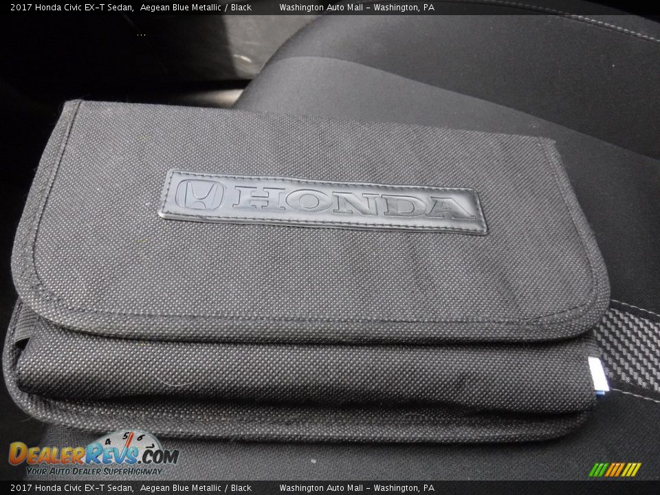 2017 Honda Civic EX-T Sedan Aegean Blue Metallic / Black Photo #26