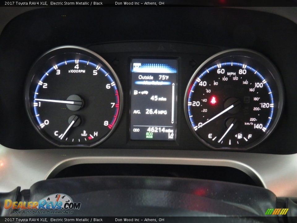 2017 Toyota RAV4 XLE Electric Storm Metallic / Black Photo #28