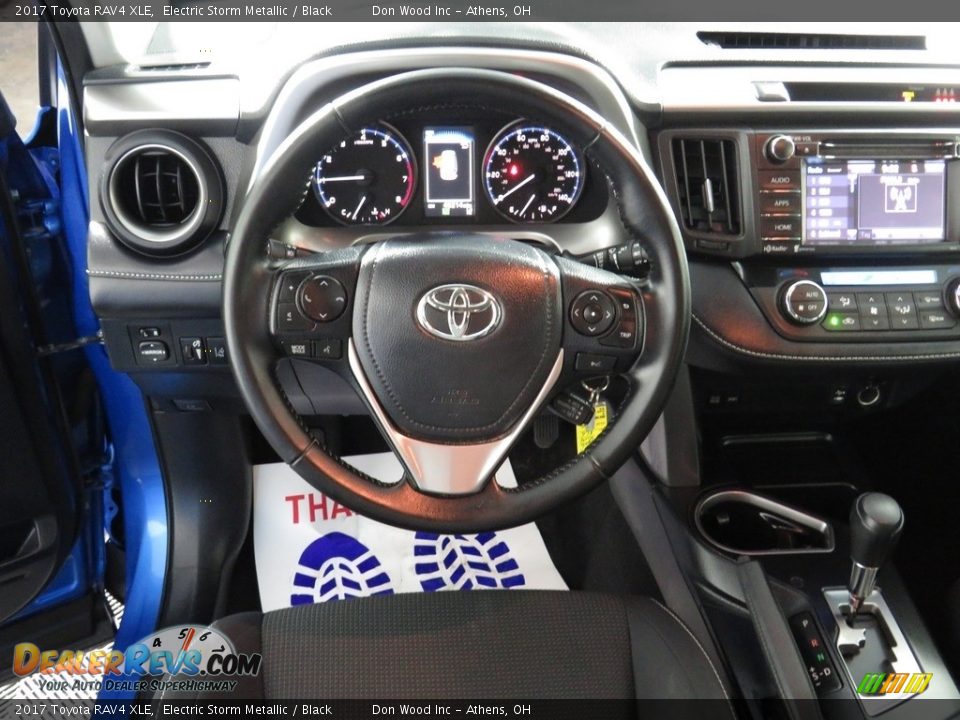 2017 Toyota RAV4 XLE Electric Storm Metallic / Black Photo #30