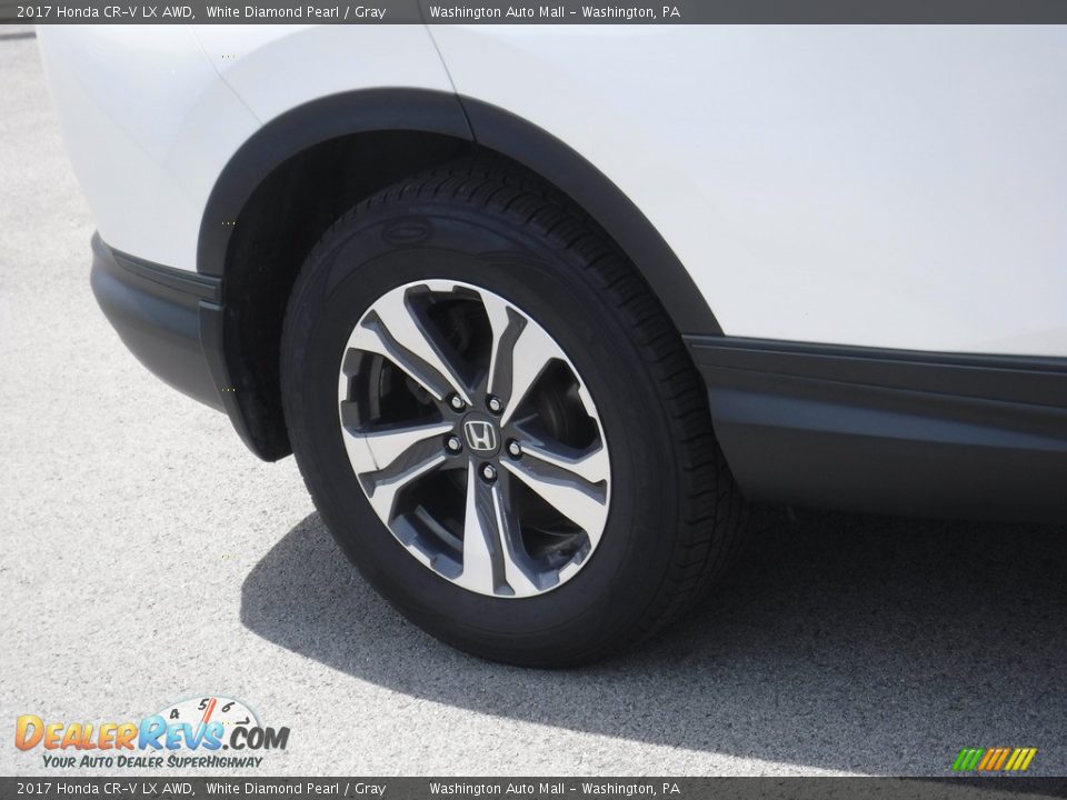 2017 Honda CR-V LX AWD White Diamond Pearl / Gray Photo #3