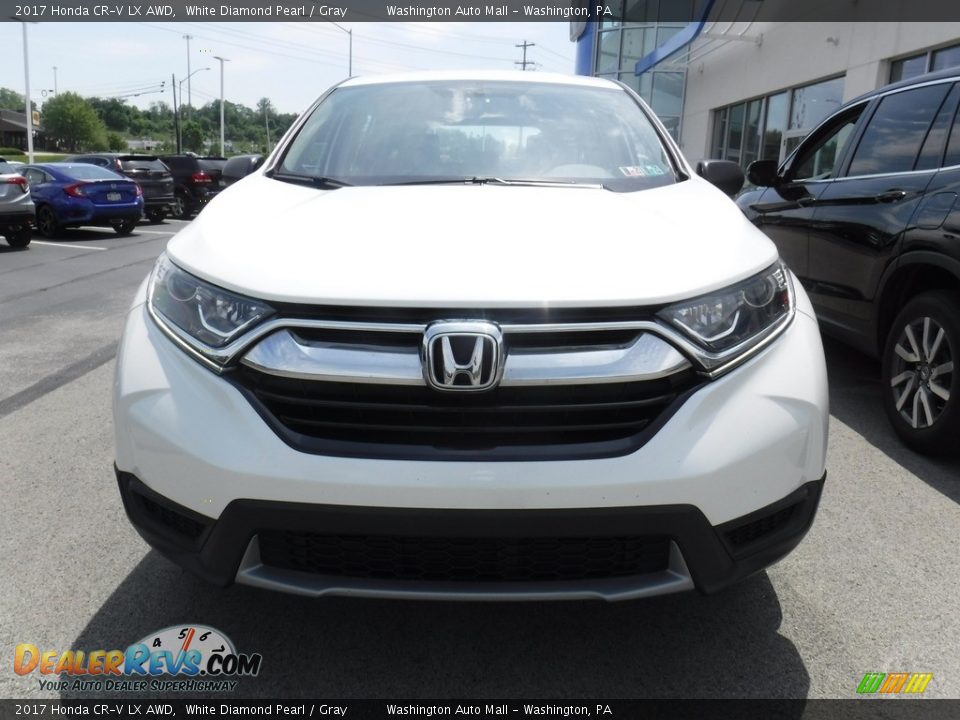 2017 Honda CR-V LX AWD White Diamond Pearl / Gray Photo #4