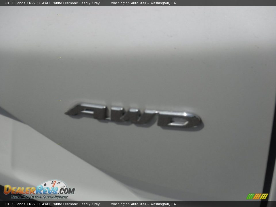 2017 Honda CR-V LX AWD White Diamond Pearl / Gray Photo #9