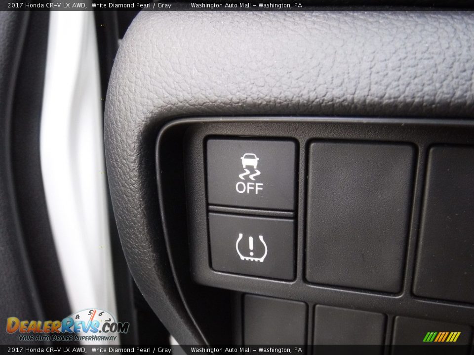 2017 Honda CR-V LX AWD White Diamond Pearl / Gray Photo #13