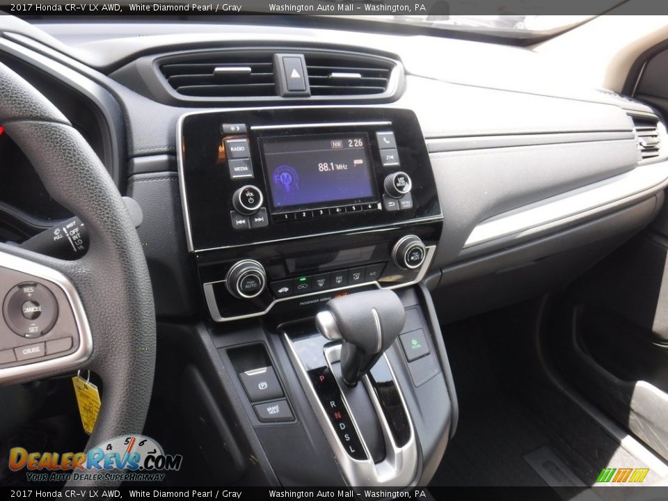 2017 Honda CR-V LX AWD White Diamond Pearl / Gray Photo #14