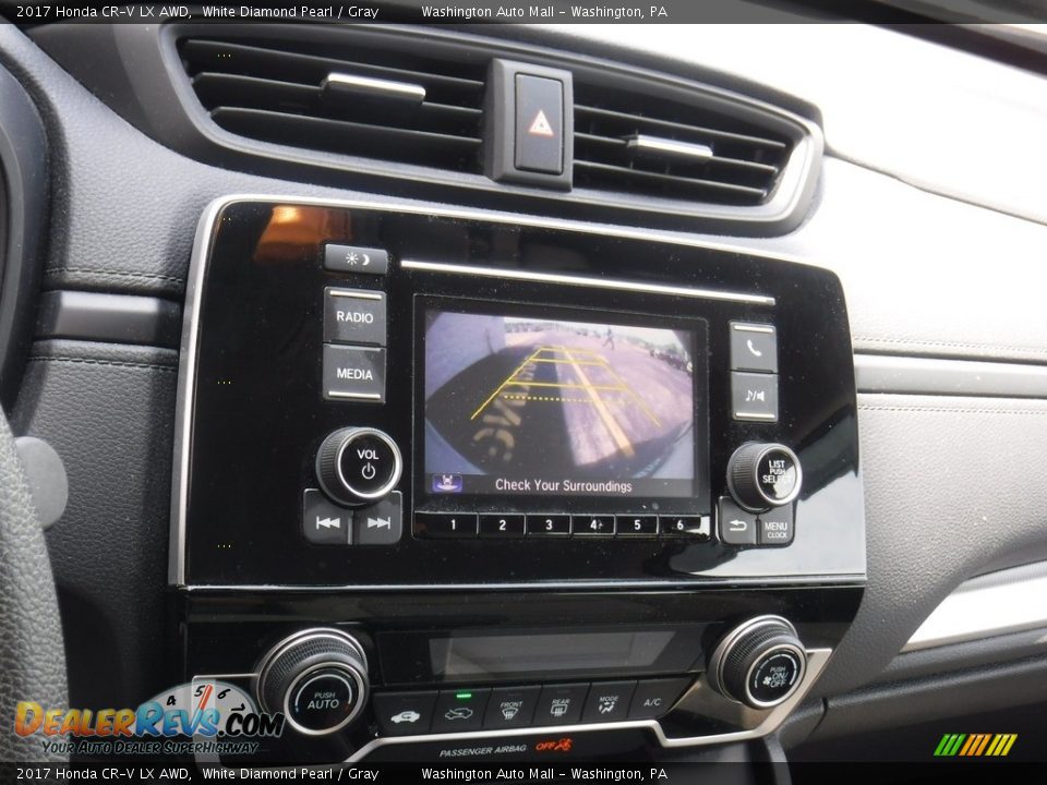 2017 Honda CR-V LX AWD White Diamond Pearl / Gray Photo #15