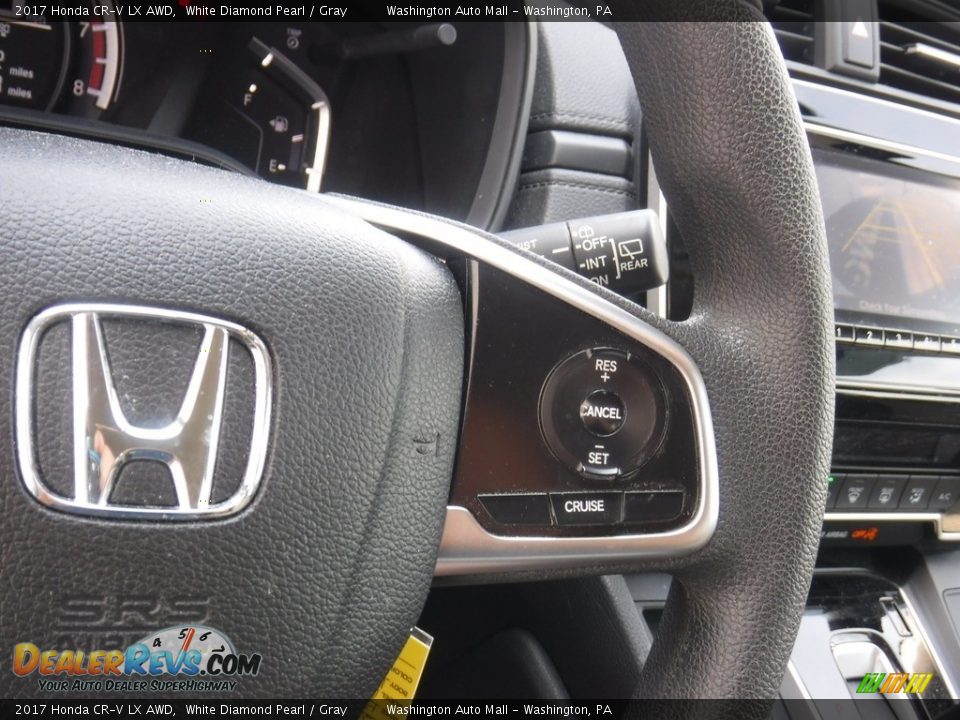 2017 Honda CR-V LX AWD White Diamond Pearl / Gray Photo #16