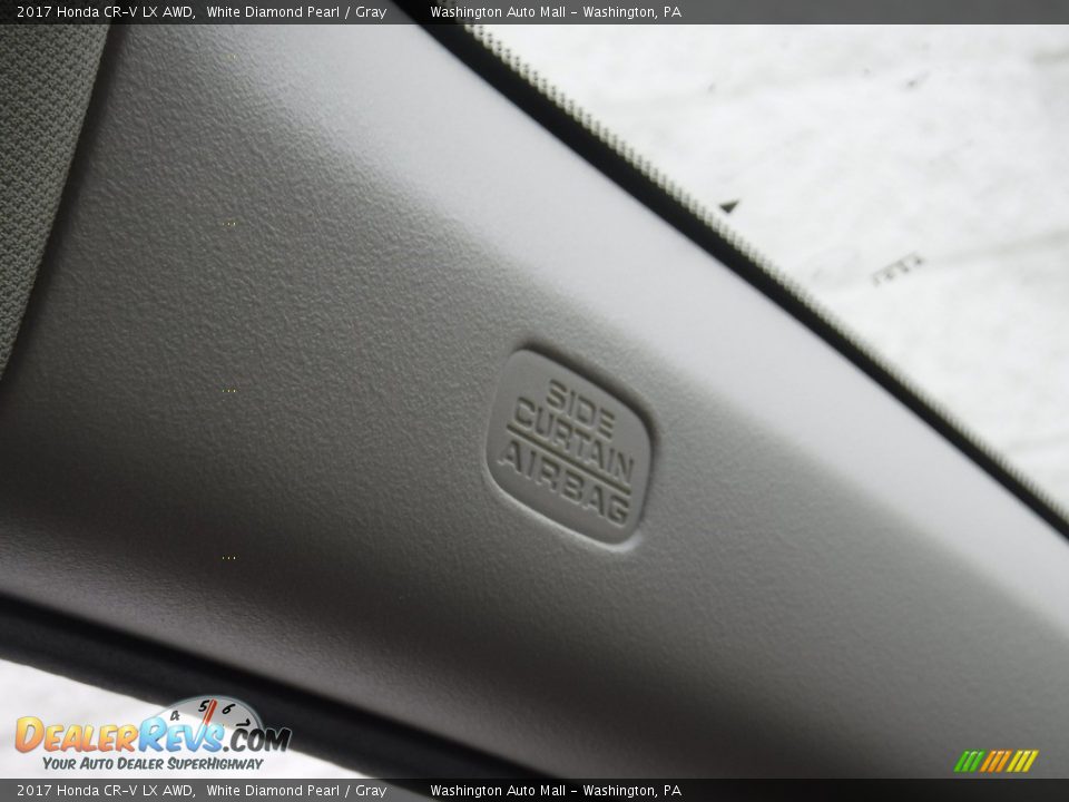 2017 Honda CR-V LX AWD White Diamond Pearl / Gray Photo #18