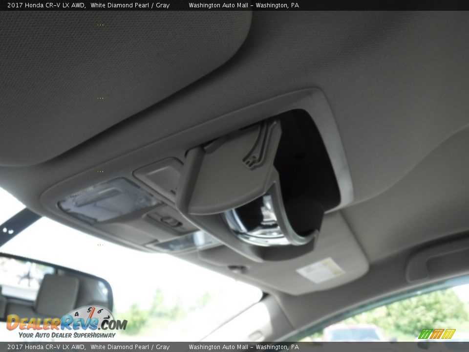 2017 Honda CR-V LX AWD White Diamond Pearl / Gray Photo #19