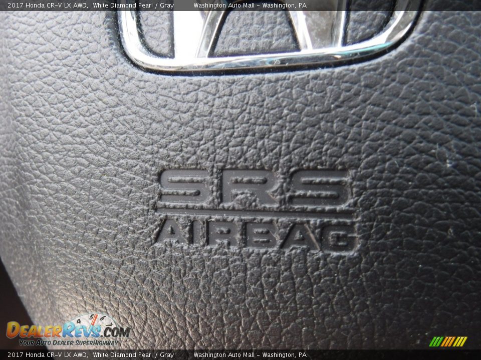 2017 Honda CR-V LX AWD White Diamond Pearl / Gray Photo #20