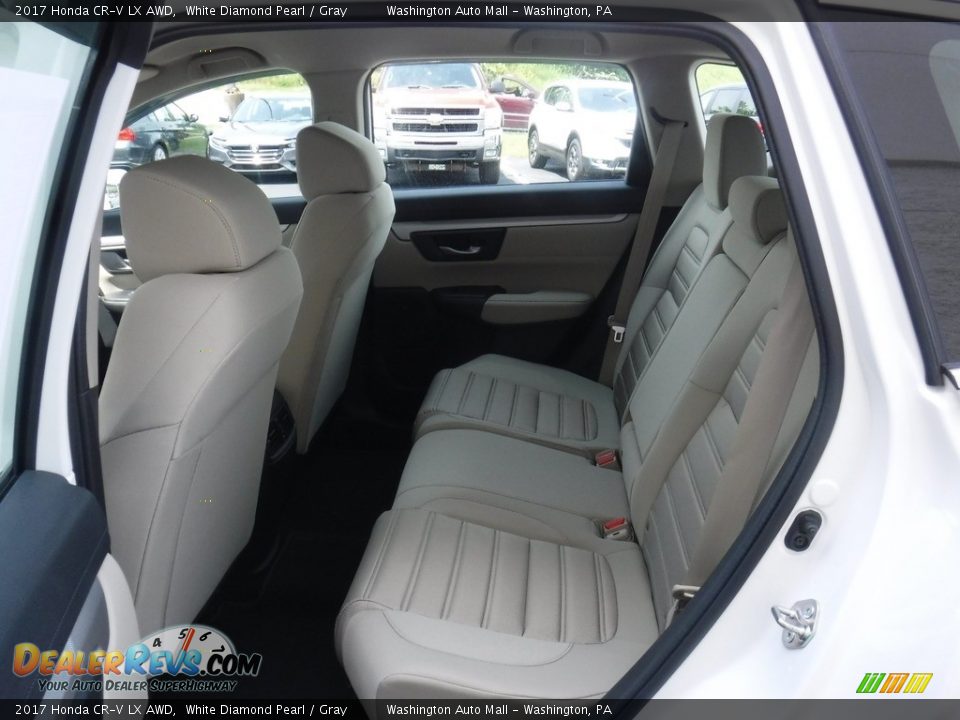 2017 Honda CR-V LX AWD White Diamond Pearl / Gray Photo #21