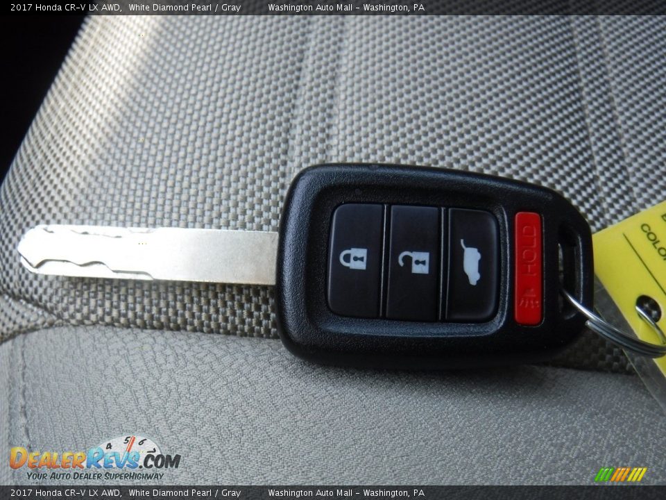 2017 Honda CR-V LX AWD White Diamond Pearl / Gray Photo #22