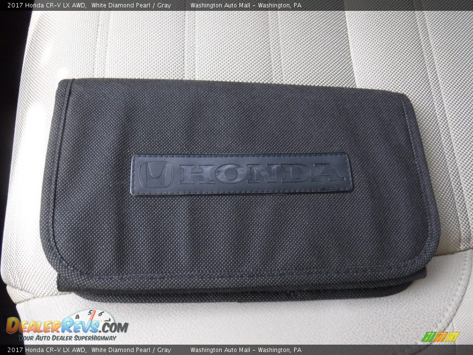 2017 Honda CR-V LX AWD White Diamond Pearl / Gray Photo #23