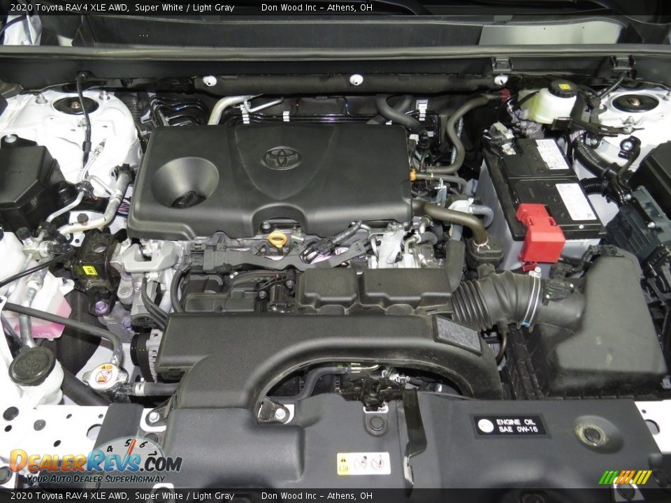2020 Toyota RAV4 XLE AWD Super White / Light Gray Photo #6