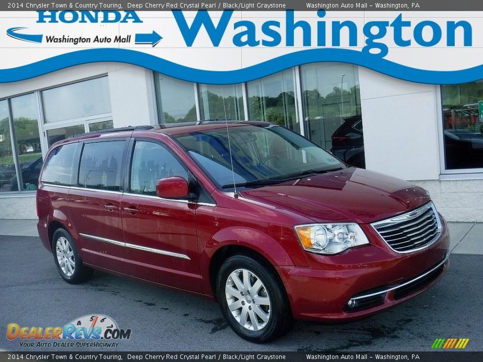 2014 Chrysler Town & Country Touring Deep Cherry Red Crystal Pearl / Black/Light Graystone Photo #1