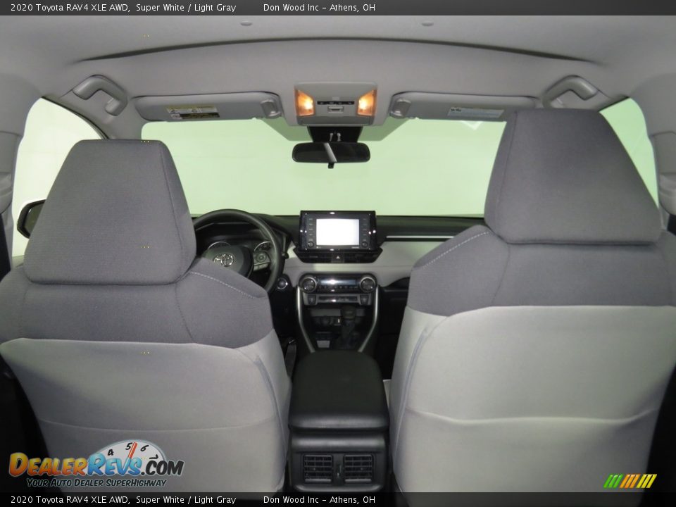 2020 Toyota RAV4 XLE AWD Super White / Light Gray Photo #14
