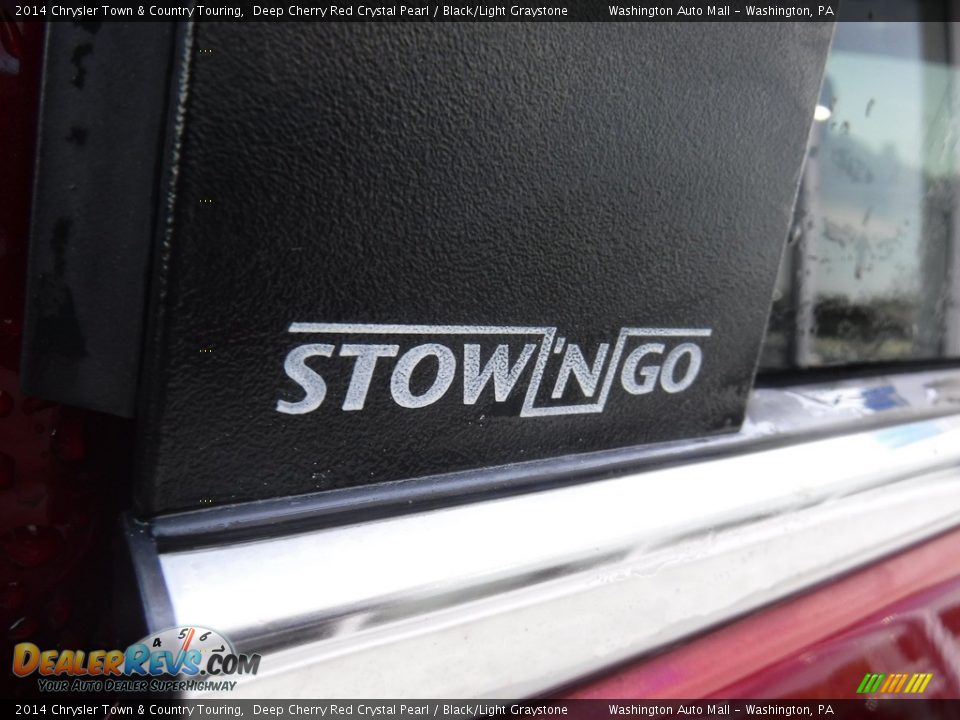 2014 Chrysler Town & Country Touring Deep Cherry Red Crystal Pearl / Black/Light Graystone Photo #3