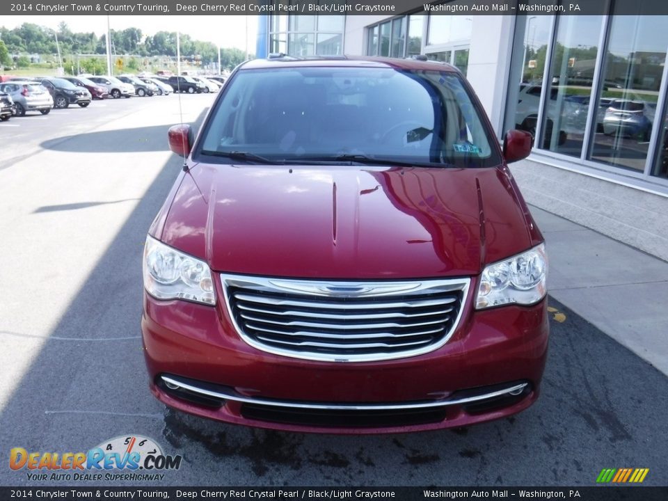 2014 Chrysler Town & Country Touring Deep Cherry Red Crystal Pearl / Black/Light Graystone Photo #5