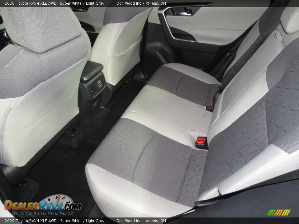2020 Toyota RAV4 XLE AWD Super White / Light Gray Photo #22