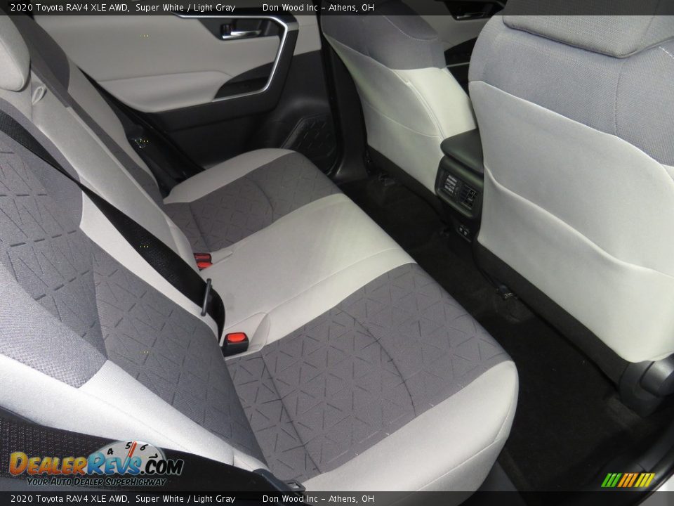2020 Toyota RAV4 XLE AWD Super White / Light Gray Photo #24