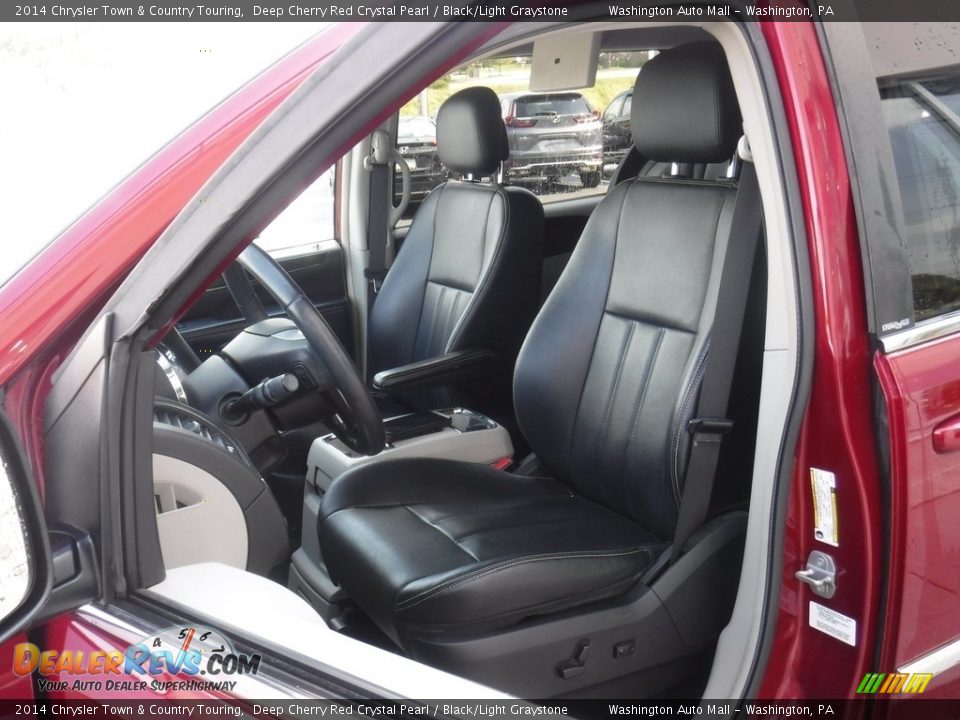 2014 Chrysler Town & Country Touring Deep Cherry Red Crystal Pearl / Black/Light Graystone Photo #14