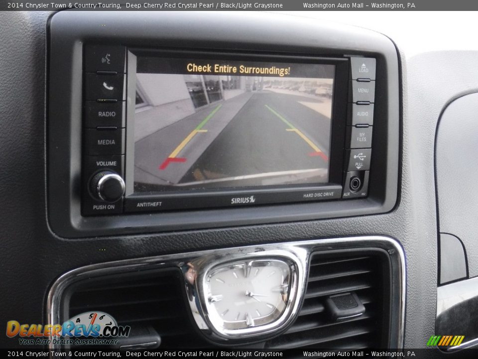2014 Chrysler Town & Country Touring Deep Cherry Red Crystal Pearl / Black/Light Graystone Photo #17