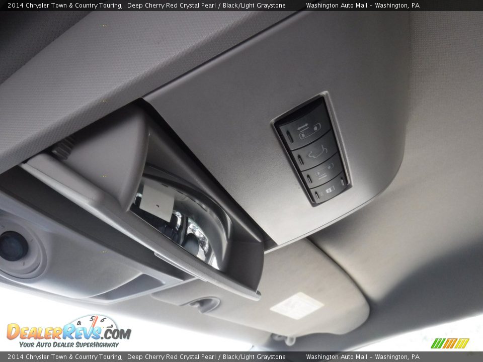 2014 Chrysler Town & Country Touring Deep Cherry Red Crystal Pearl / Black/Light Graystone Photo #18