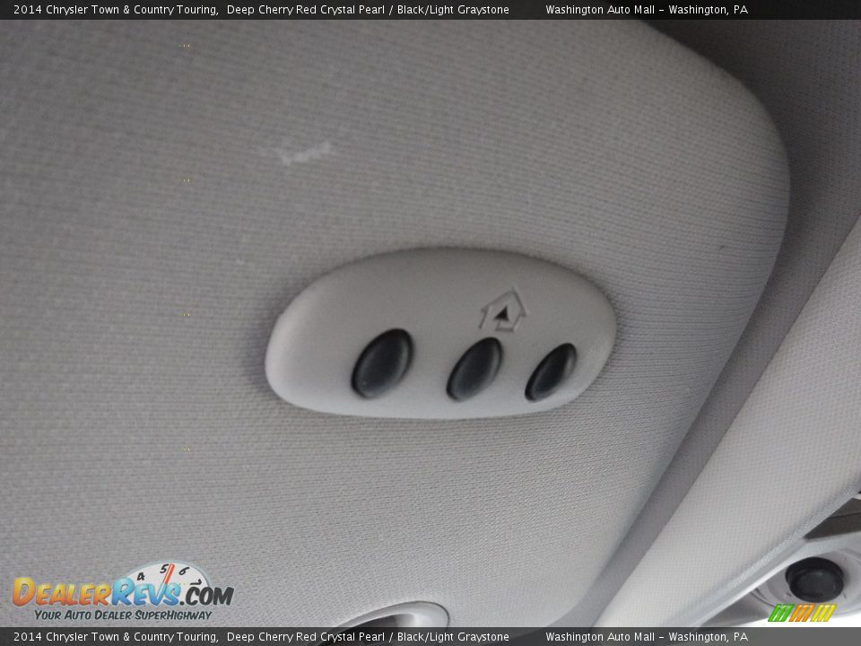 2014 Chrysler Town & Country Touring Deep Cherry Red Crystal Pearl / Black/Light Graystone Photo #19