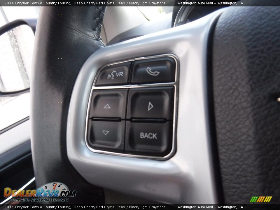 2014 Chrysler Town & Country Touring Deep Cherry Red Crystal Pearl / Black/Light Graystone Photo #20