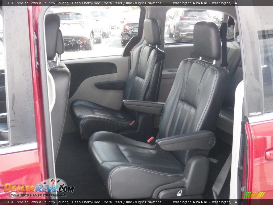 2014 Chrysler Town & Country Touring Deep Cherry Red Crystal Pearl / Black/Light Graystone Photo #22