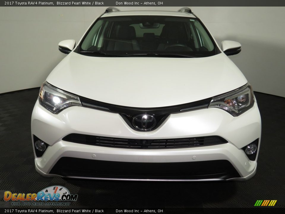 2017 Toyota RAV4 Platinum Blizzard Pearl White / Black Photo #4