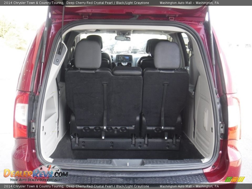 2014 Chrysler Town & Country Touring Deep Cherry Red Crystal Pearl / Black/Light Graystone Photo #24