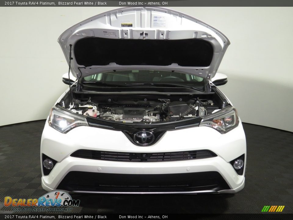 2017 Toyota RAV4 Platinum Blizzard Pearl White / Black Photo #5